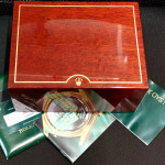 ROLEX Day-Date 18k White Gold Blue 36mm Watch - M18039 Paper Box Card
