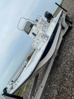 2018 Shallow Stalker 240 Kat Pro Sport - mint condition $56333 w 2022 Suzuki DF