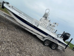 2018 Shallow Stalker 240 Kat Pro Sport - mint condition $56333 w 2022 Suzuki DF