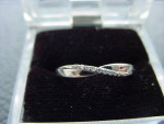 White Gold  Diamond Wedding Band