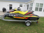 2 SEA DOO JET SKIS WITH TRAILER