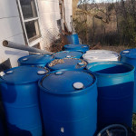 Boat dock barrels