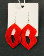 NEW Hypoallergenic Acrylic Drop Dangle Lip Earrings