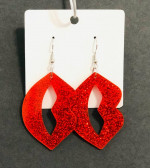 NEW Hypoallergenic Acrylic Drop Dangle Lip Earrings