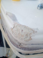 Boat gel coat and fiberglass repair.