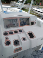 Boat gel coat and fiberglass repair.