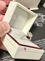 14k White Gold Engagement Ring