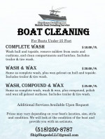 Boat cleaning