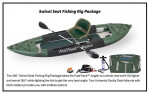 NEW Sea Eagle 385 Fast Track Angler Kayak w/ Extra Seat