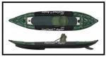 NEW Sea Eagle 385 Fast Track Angler Kayak w/ Extra Seat