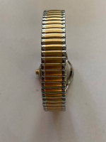 Vintage Timex Indiglo Steel Womens Wrist Watch Gold Tone WR30M Needs B