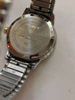 Vintage Timex Indiglo Steel Womens Wrist Watch Gold Tone WR30M Needs B