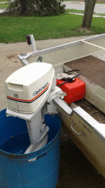 14ft.VeeHAUL-15 hp Johnson