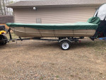 16 ft Lund Tiller