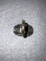 FLORENTA FAUX TURQUOISE  SIGNED ADJUSTABLE RING