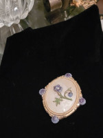 Beautiful Vintage Abalone Brooch