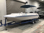 2002 Godfrey Hurricane GS201 Deck Boat Mercruiser 4.3 & Trailer