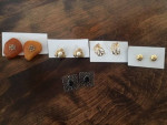 5 pair of pierced earrings