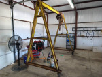 A FRAME HOIST WITH OPTIONAL CHAIN HOIST