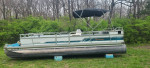 Premier 24 Ft Pontoon Boat 1993 NICE MAKES A GREAT DOCK