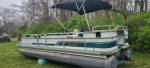 Premier 24 Ft Pontoon Boat 1993 NICE MAKES A GREAT DOCK