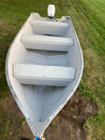 14 Ft Aluminum Boat & Motor