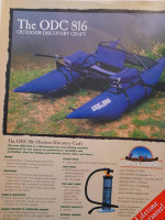 Outdoor Discovery Crast 816 w/ trolling motor, battery ,& fish finder
