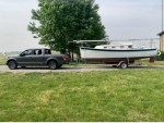 1987 Hake Seaward 24 Foot Sailboat w Trailer
