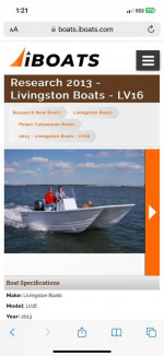 2012 Livingston LV16 Power Catamaran with VERY low hours lv16