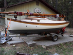 1928 16' ANDERSON CATBOAT w/ TOTAL RESTORATION