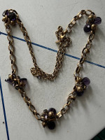 Neckace w/Swarovski crystals, new