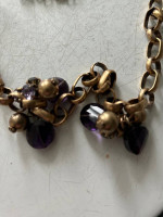 Neckace w/Swarovski crystals, new