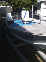 14' Sears Gamefisher w 10hp Toshiba w trailer