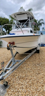 Turn key Ready to go fishing 1999 Angler 204 Cuddy cabin
