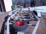 1987 tandem boat trailer in nice conditiopn
