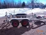 1987 tandem boat trailer in nice conditiopn
