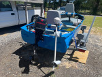 LOOK! VERY NICE 14 FT. WIDE ALUMINUM BOAT!