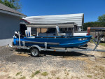 LOOK! VERY NICE 14 FT. WIDE ALUMINUM BOAT!