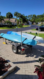 2 Kayaks, Trailer and Accessories Package