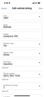 1997 Ebbtide Campione 19.5