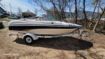 2001 silver line 18ft boat and trailer TRADE