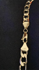 New 14k Solid Gold Link Necklace