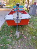 1984 COLEMAN CRAWDAD MODEL 5931 11’ JON BOAT & 1970 LONG TRAILER CO. B