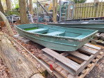 1965 SEA NYMPH MODEL 8J 8’ ALUMINUM JON BOAT
