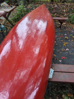 Antique EM White Wood Canoe Old Town Maine Museum Quality