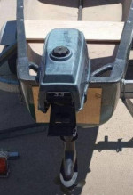 17’ Old Town Canoe,3hp motor & trailer