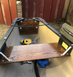 17’ Old Town Canoe,3hp motor & trailer