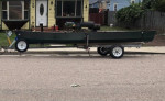 17’ Old Town Canoe,3hp motor & trailer
