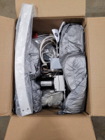 VERY LIGHTLY USED BOAT LIFT MOTOR LIFT WITH FRICTION WHEEL BUDDY