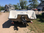 1995 Hurricane Deckboat-Will trade for Honda/Toyota/Cubby Cabin
